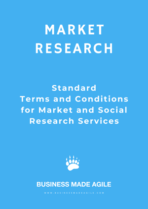 Standard Terms and Conditions for Market and Social Research Services (ENG)